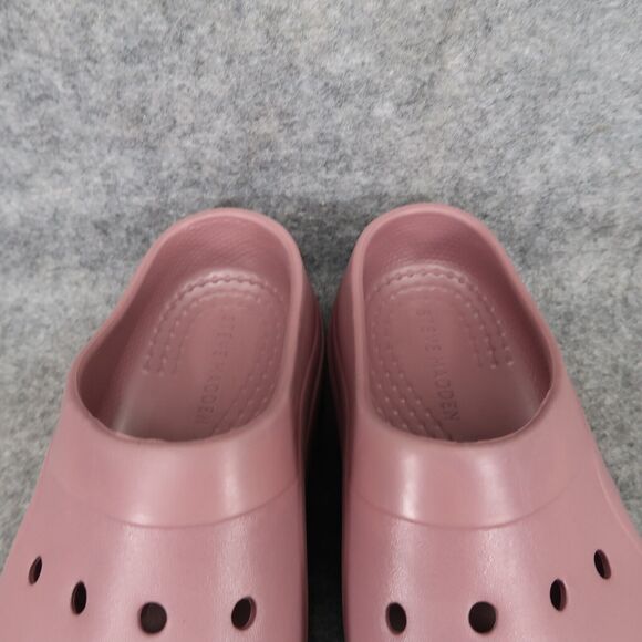 Steve Madden Shoes Women 9 Clog Slip On Scuff Mauve Comfort Rubber Casual Trendy - Picture 5 of 14